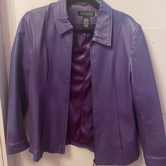 Dialogue Jackets & Blazers - 100% Genuine Leather Jacket.